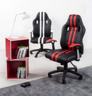 Sedia Poltrona da Gaming in Similpelle Spider Bianca-6