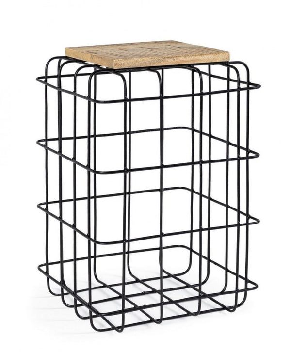 online Tavolino Trellis Alto 35x35 in Acciaio