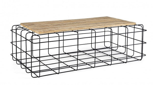 acquista Tavolino Trellis Ret 110x65 in Acciaio