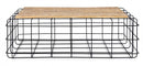 Tavolino Trellis Ret 110x65 in Acciaio-3