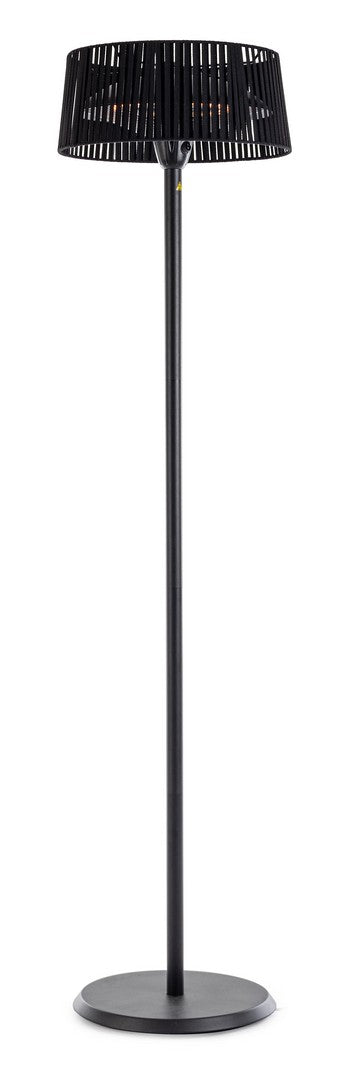 Lampada Riscaldante Elettrica Ø50x205 cm in Alluminio Holen Nera-1