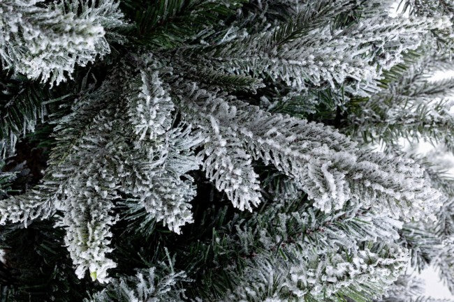 Albero di Natale Artificiale Innevato Verde Varie Misure-2