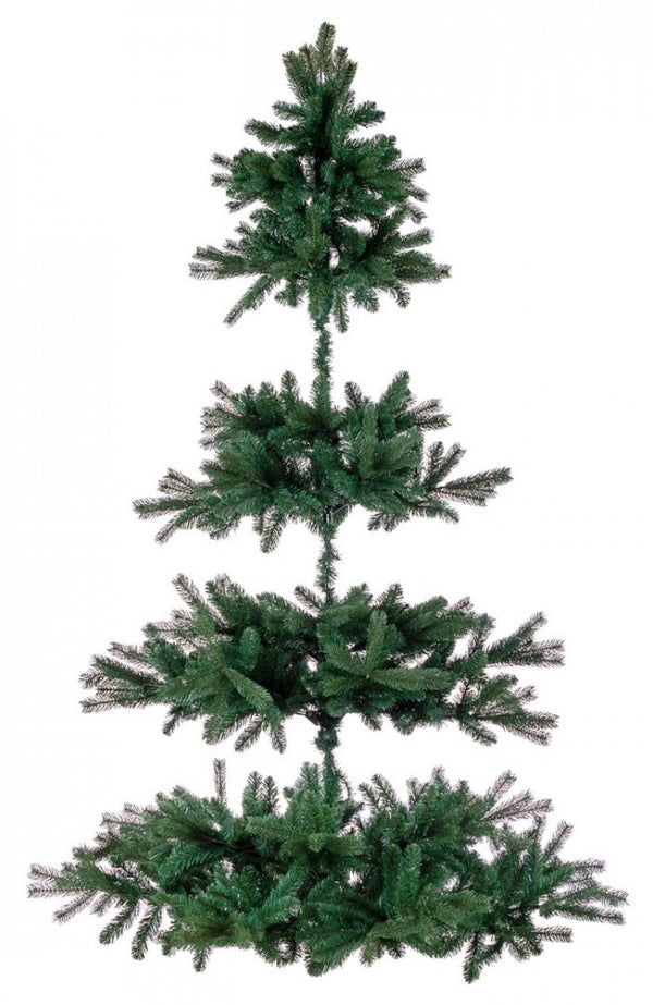 acquista Albero di Natale Artificiale Pendente 210 cm 946 Rami Verde