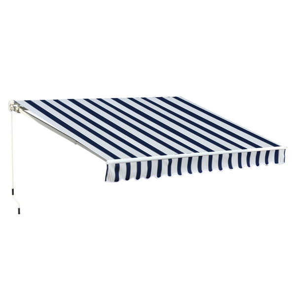 online Tenda da Sole 295x250 cm in Alluminio e Poliestere Blu e Bianco