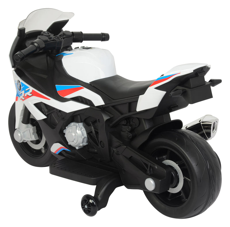 Moto Elettrica per Bambini 12V BMW S1000 RR Bianca-6