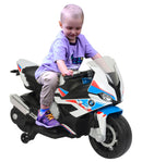 Moto Elettrica per Bambini 12V BMW S1000 RR Bianca-8