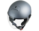 Casco Jet per Scooter Visiera Lunga CGM Florence 107A Nero Opaco-3