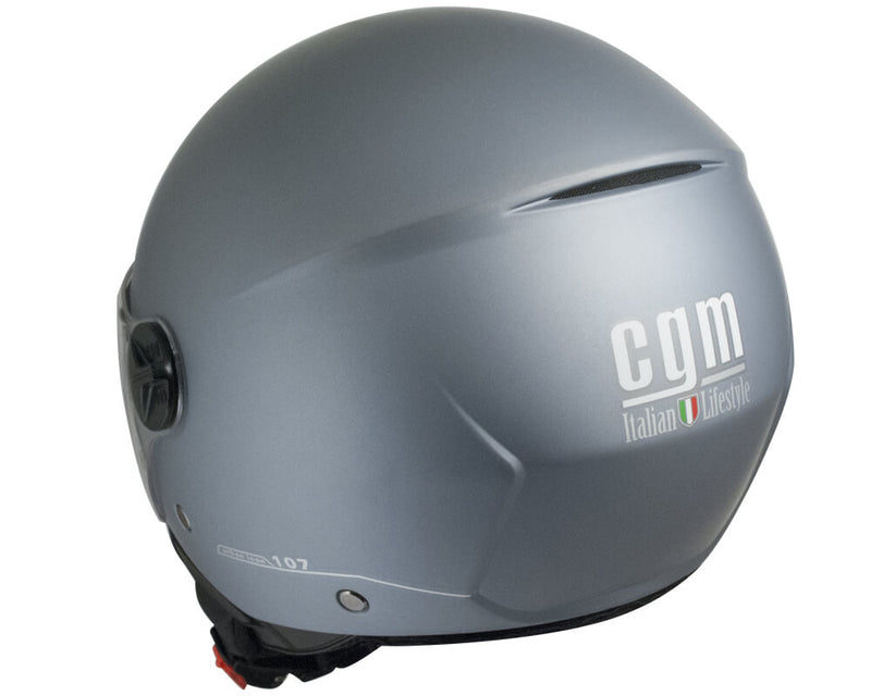 Casco Jet per Scooter Visiera Lunga CGM Florence 107A Rosa Opaco -2