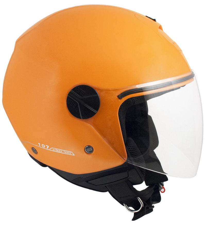 Casco Jet per Scooter Visiera Lunga CGM Florence 107A Arancione -1