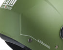 Casco Jet per Scooter Visiera Sagomata CGM Florence 107A Verde Opaco-5