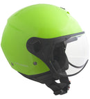 Casco Jet per Scooter Visiera Sagomata CGM Florence 107A Verde -1