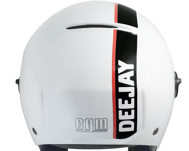 Casco Jet per Scooter Visiera Lunga CGM Deejay 107DJ2 Bianco -5