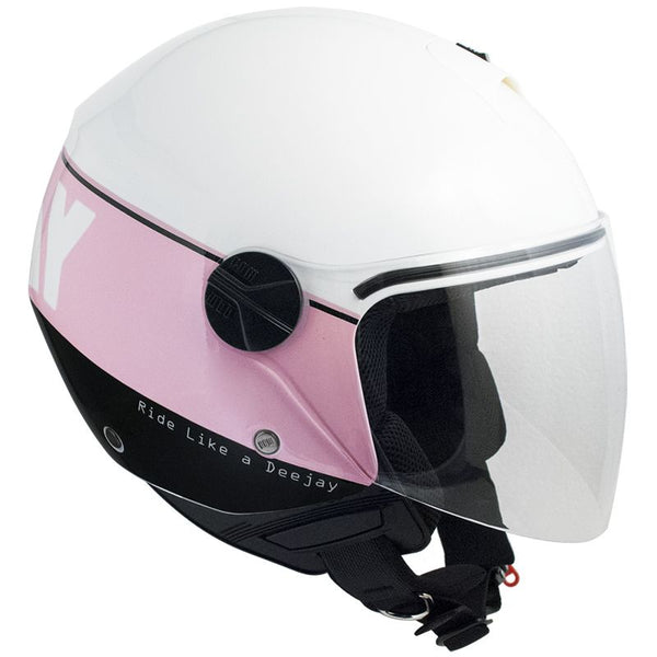 prezzo Casco Jet per Scooter Visiera Lunga CGM Deejay 107DJ3 Rosa