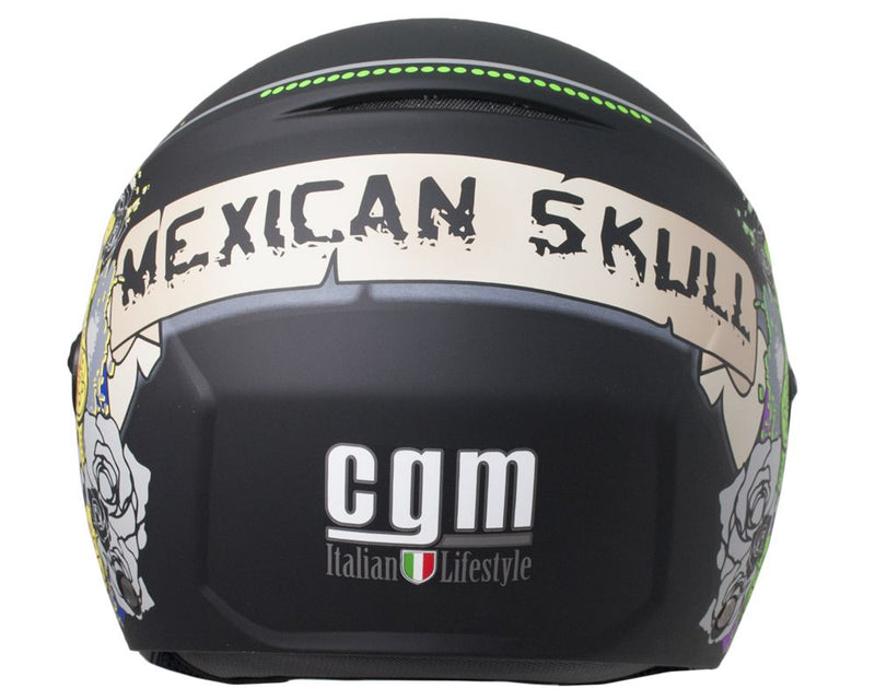 Casco Jet per Scooter Visiera Sagomata CGM Cancun 107S Bianco -5