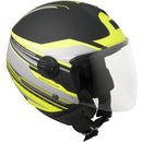 Casco Jet per Scooter Visiera Lunga CGM Manchester 107X Nero Opaco -1