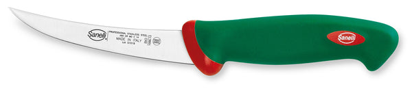Coltello per Disosso Curvo Lama 13 cm Manico Antiscivolo Sanelli Premana Verde/Rosso acquista
