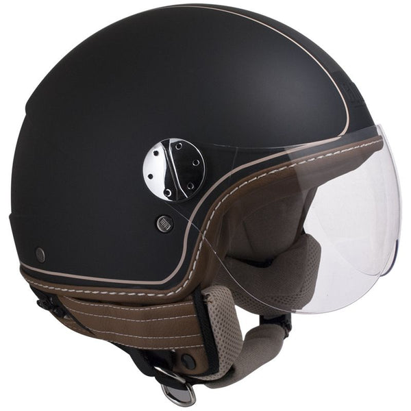 Casco Jet per Scooter Visiera Sagomata CGM Santa Monica 109V Nero Opaco prezzo