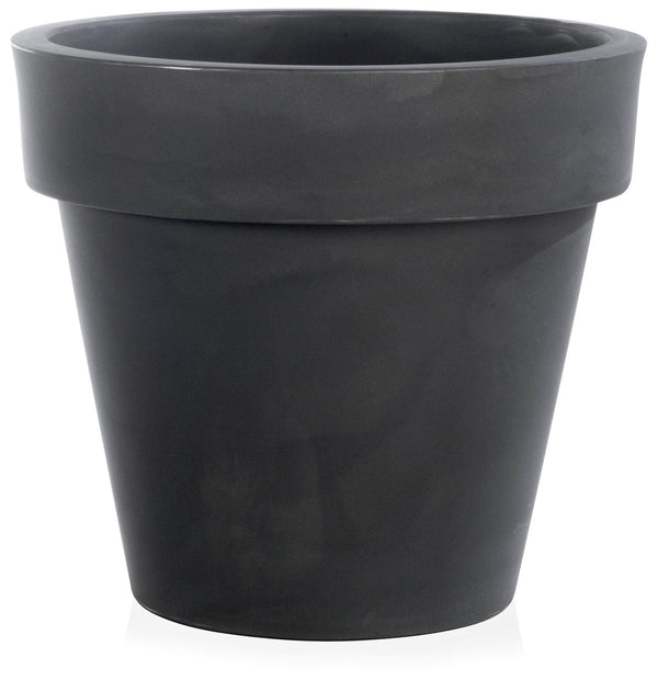 sconto Vaso in Polietilene Tulli Vaso Standard One Essential Antracite Varie Misure