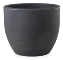 Vaso Ø60 cm in Resina Ares 60 Antracite-1