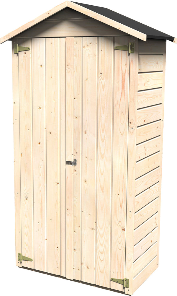 online Casetta Box da Giardino per Attrezzi 1,05x0,58m con Pavimento in Legno Abete 12mm Arbae