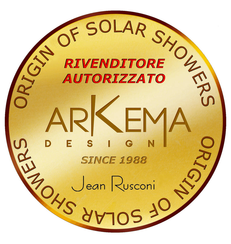 Doccia Solare da Giardino 75L Miscelatore e Lavapiedi Arkema Energy Pro Grigio Antracite-9