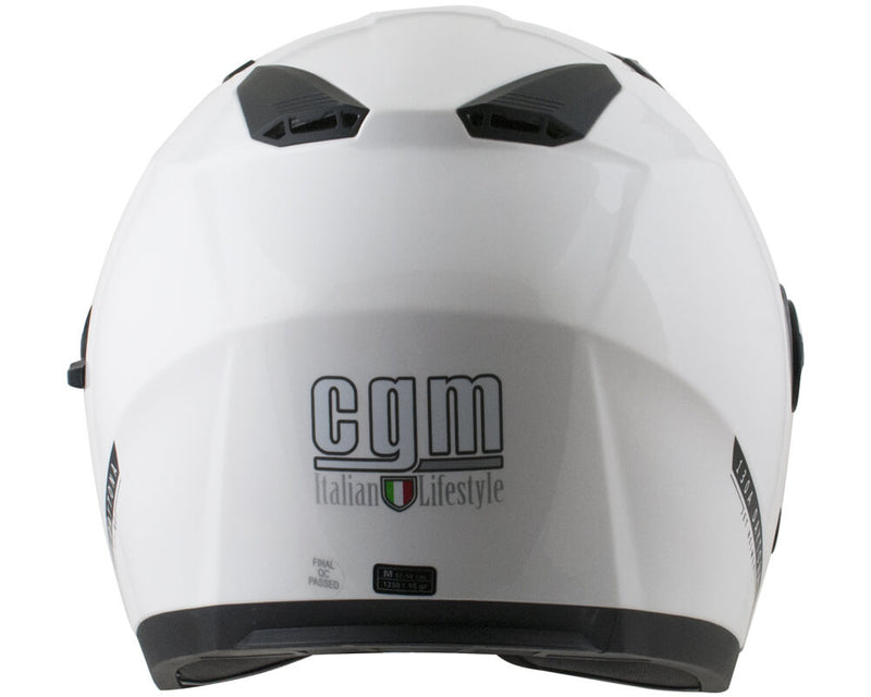 Casco Jet per Scooter Visiera Lunga CGM Daytona 130A Bianco-2