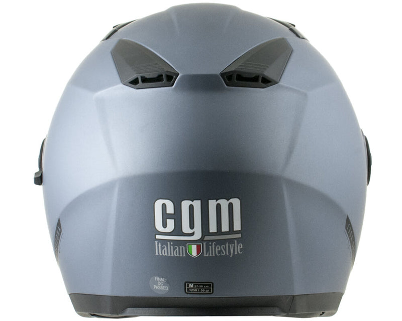 Casco Jet per Scooter Visiera Lunga CGM Daytona 130A Grigio Opaco-2