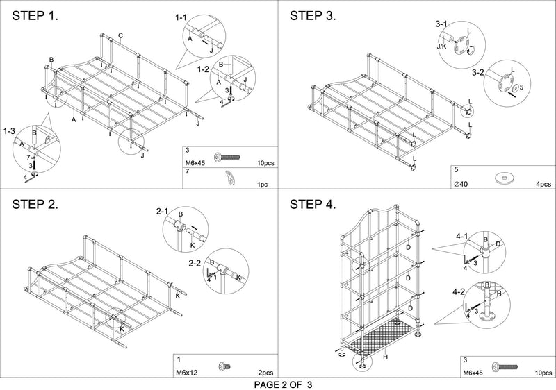 Mobile Porta Vivande Manhattan 99,3x42x185 cm in Ferro e MDF-9