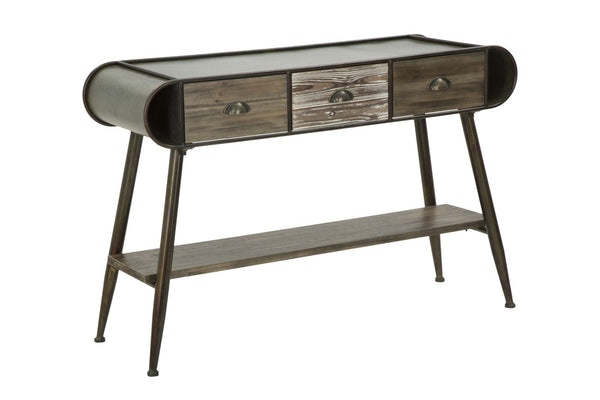 Console Moscow 120x42x80 cm Legno di Abete e in Ferro acquista