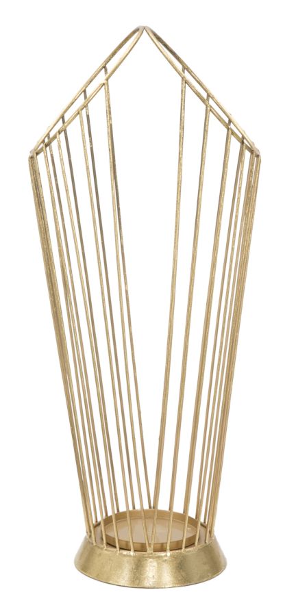 Porta Ombrelli Glam Stick 25,5x18,5x60 cm in Ferro Oro online
