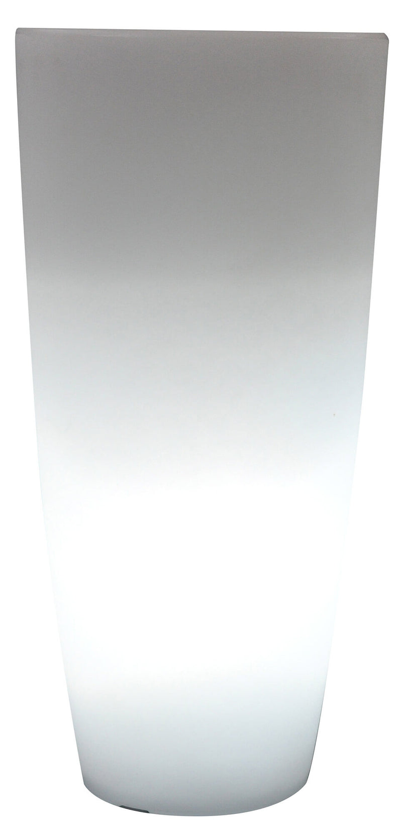 Vaso Luminoso Tondo Ø33x70 cm Bauer Home Light Ghiaccio e Bianco-1