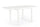 Tavolo Allungabile da Giardino 83-166x80x75h cm Pelagius Bianco