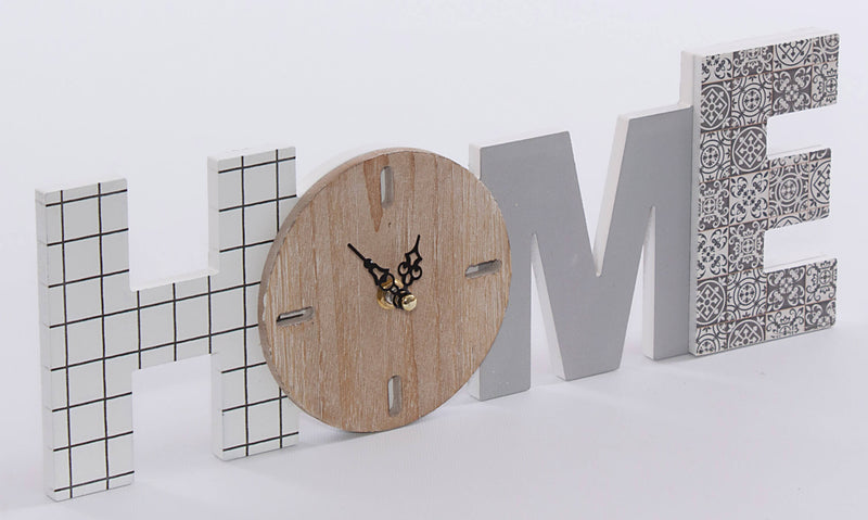 Orologio da Parete “Home” Ø40xH14 cm in Mdf Multicolor-1