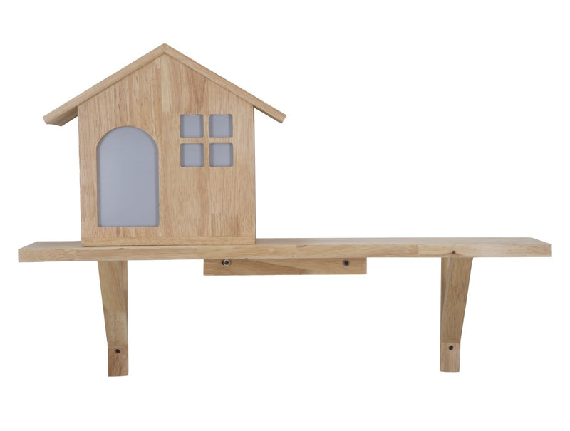 Lampada da Muro Sweet Home 60x16x39 cm Legno Marrone-2