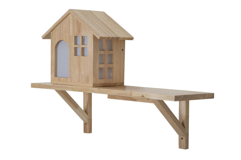 Lampada da Muro Sweet Home 60x16x39 cm Legno Marrone-6