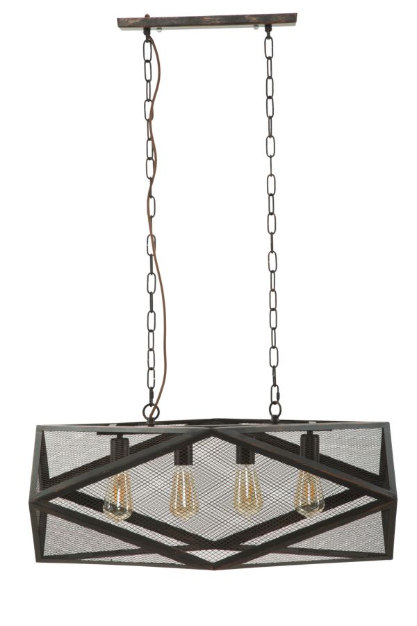 acquista Lampadario Cage 75x27x28 cm in Ferro