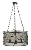 Lampadario Gothic Ø60x30 cm in Ferro-1