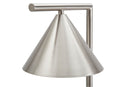 Lampada da Tavolo Gloty 18x27x53 cm in Ferro e Marmo Argento-3