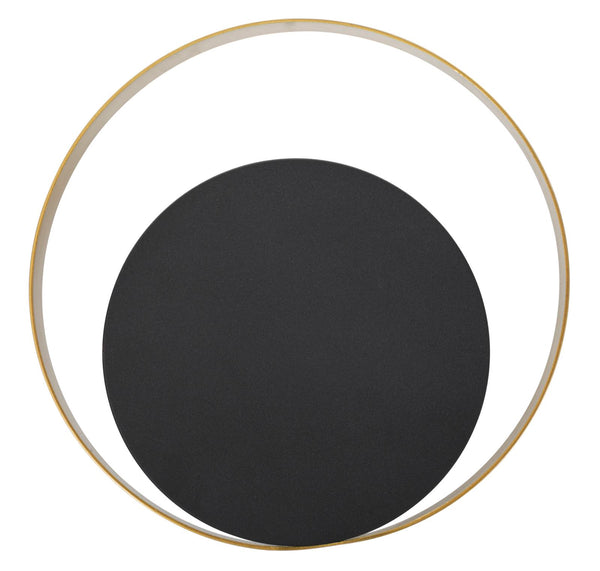 Lampada da Muro Shuttle Cm25x8x25 cm in Ferro Oro e Nero online