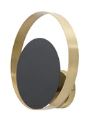 Lampada da Muro Shuttle Cm25x8x25 cm in Ferro Oro e Nero-2