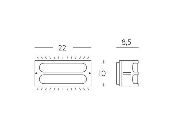 Applique da Esterno E27 in Alluminio Sovil Marrone-2