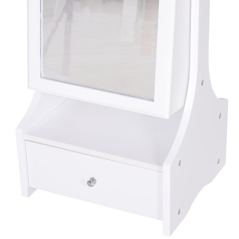 Armadio Portagioie a Specchio con Luci LED 45x36x150 cm Bianco – acquista  su Giordano Shop