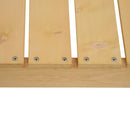 Panchina da Giardino 2 Posti in Legno Abete 110x38x35 cm  Log Abete-8