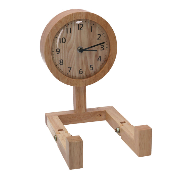 Orologio in legno naturale cm 15x22,5x23 online