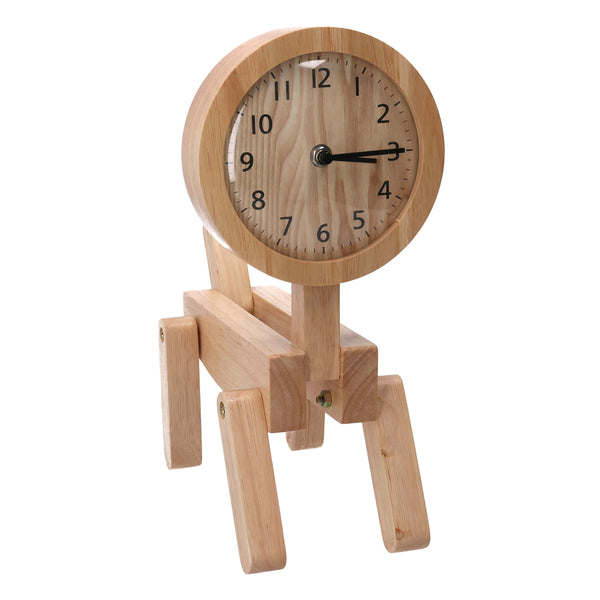 Orologio in legno naturale cm 25x12xh34 online