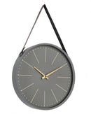 Orologio da Muro 40x6x66 cm Timeline in Legno Grigio-2