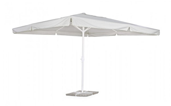 acquista Ombrellone da Giardino 4x4x3,58h m Palo Ø67 mm Alghero Bianco Grigio Chiaro