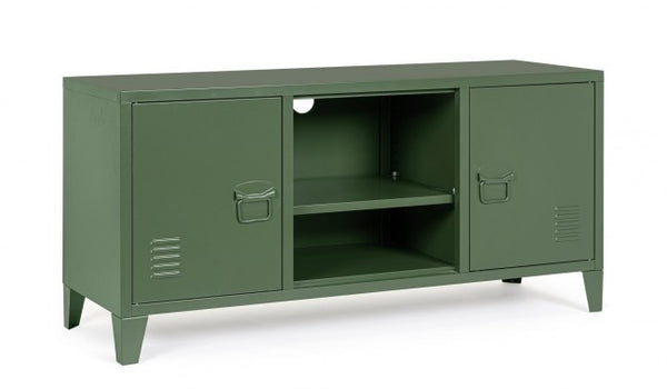 Mobile TV con 2 Ante 40x120,5x58,5 cm Cambridge in Acciaio Verde-1