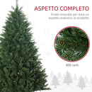 Albero di Natale Artificiale 180 cm 800 Rami Verde-5