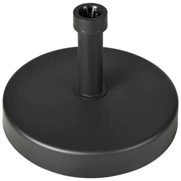 prezzo Base per Ombrellone da Giardino Ø45x33 cm Palo 24-48 mm  in Plastica Nero